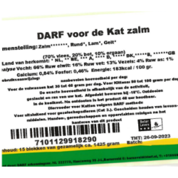DARF Kat Zalm KVV 1,33 kg | Vers Kattenvoer