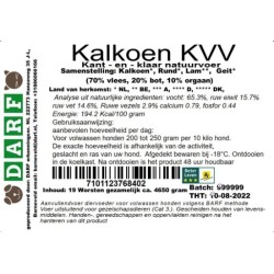 DARF Kalkoen KVV (4,65kg)