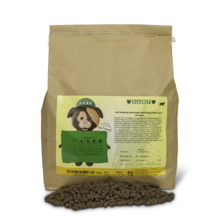 DARF Vol - Puppy 4 kg | Koudgeperst 60% vlees