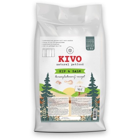 KIVO kat -  Adult Kip & Zalm 5 kg
