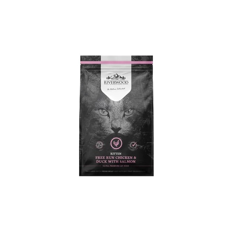Riverwood Kitten - Kip & Eend met Zalm 6kg
