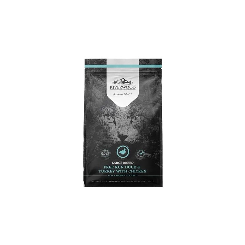Riverwood Large Breed - Eend & Kalkoen met Kip 2kg