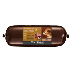 Carnibest Rundvlees Kip & Rijst Puppy 1 kg – Vers vlees voor pups