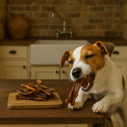 Kamelenhuid stukjes 200 g – Zeer taaie kauwsnack voor honden