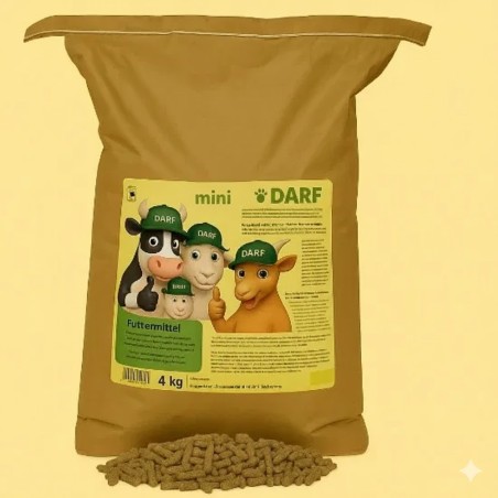 DARF Vol Bites Regular MINI 4kg | Koud geperst hondenvoer 60% vlees