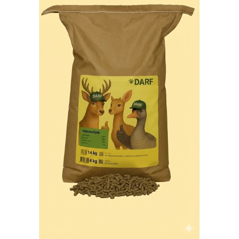 DARF Vol - Wild 14 kg | Koudgeperst 60% vlees