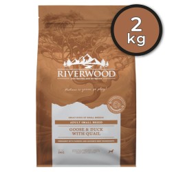 Riverwood Adult Small Breed Gans & Eend met Kwartel – NIEUW Graanvrij