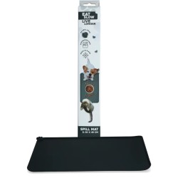 Eat Slow Live Longer Spill Mat Grijs