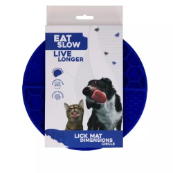 Eat Slow Live Longer Lick Mat Dimensions Circle