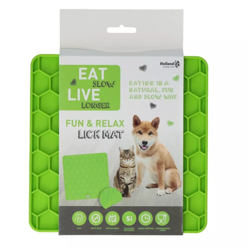 Eat Slow Live Longer Lick Mat Honeycomb
