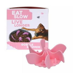 Eat Slow Live Longer Gobble Stopper Roze M