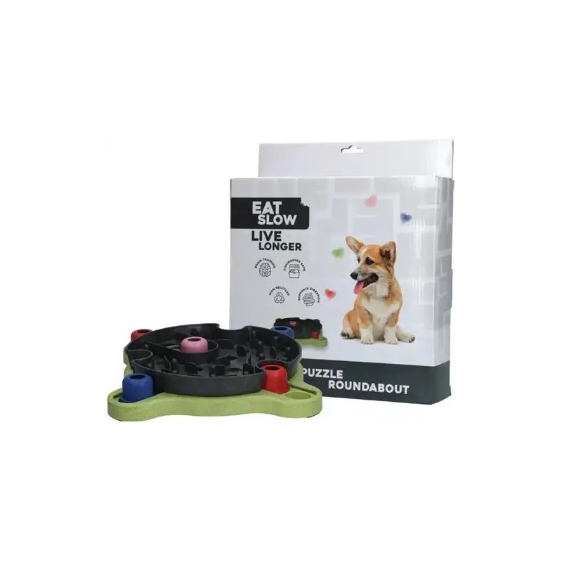 Eat Slow Live Longer Puzzel Roundabout