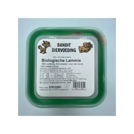 Bandit BIO Lammix KVV 480 g | Hond