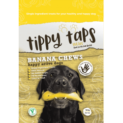 Tippy Taps Banaan 100 g | Natuurlijke hondensnack