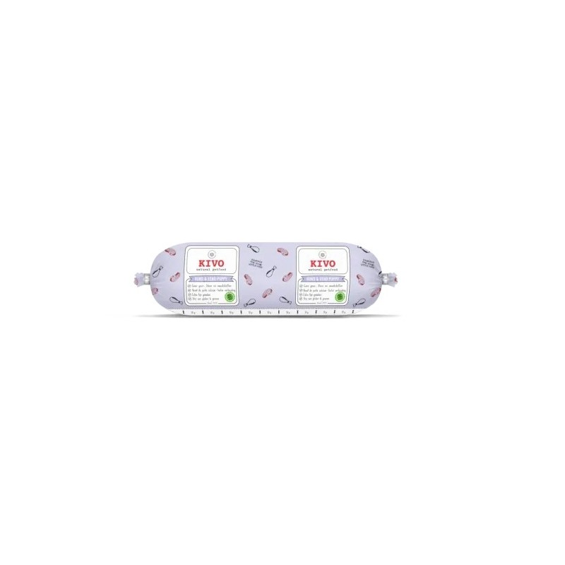 KIVO - Puppy rund & eend compleet 500gr KIVO - Puppy rund & eend compleet 500gr