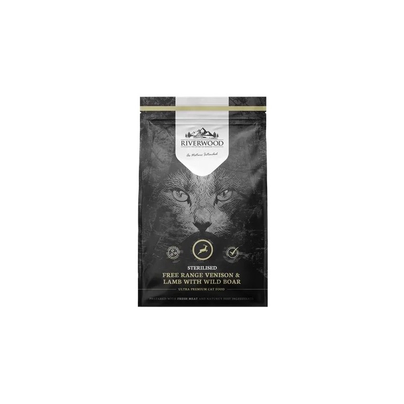 Riverwood Sterilised - Hert & Lam met Everzwijn 300gr